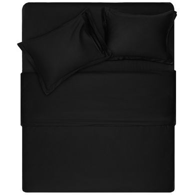 ARDESTO Простынь Mix&Match Premium, 180х240см, 100% хлопок, сатин, черный