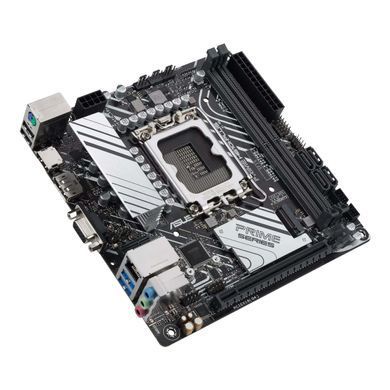 ASUS Материнcька плата PRIME H610I-PLUS-CSM s1700 H610 2xDDR5 M.2 HDMI D-Sub DP mITX 90MB1GB0-M0EAYC фото