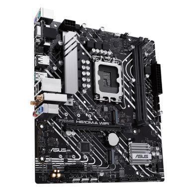 ASUS Материнcька плата PRIME H610M-A WIFI s1700 H610 2xDDR5 M.2 HDMI D-Sub DP Wi-Fi BT mATX 90MB1G00-M0EAY0 фото