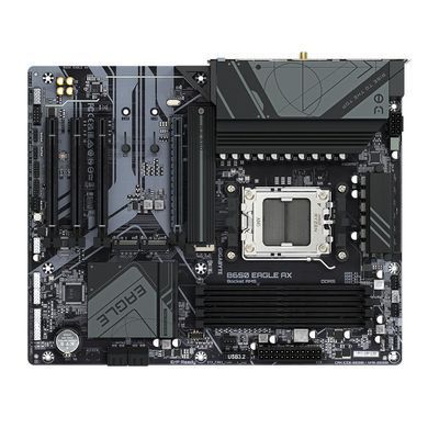Gigabyte Материнская плата B650 EAGLE AX sAM4 B650 4xDDR5 M.2 HDMI DP ATX B650_EAGLE_AX фото