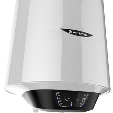 Ariston Водонагрівач електр. круглий слім PRO1 ECO 40 V SLIM 1.8K PL EU, 40л, 1,8кВт, ел. кер-ння, B, білий