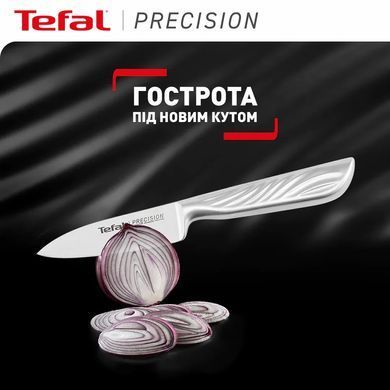 Tefal Кухонный нож Precision, для овощей, 9см, нержавеющая сталь K2890124 фото