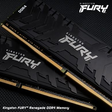Kingston Пам'ять ПК DDR4 16GB 2666 FURY Renegade Чорний KF432C16RB12/16 фото