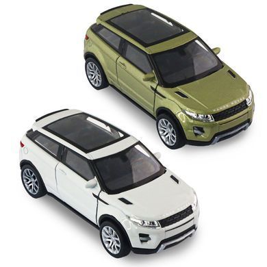 Автомодель - LAND ROVER RANGE ROVER EVOQUE (білий, зелений) 250388W фото