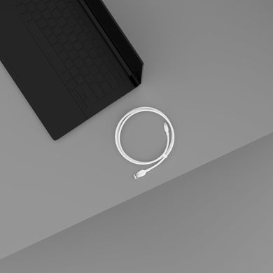 Belkin Кабель USB-A - USB-C силиконовый, с клипсой, 2м, белый CAB008BT2MWH фото