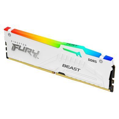 Kingston Память ПК DDR5 32GB 6000 FURY Beast Белый RGB XMP KF560C40BWA-32 фото