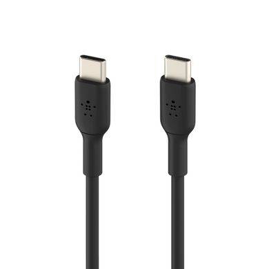 Кабель заряджання/синхронізації Belkin USB-C > USB-С, PVC, 1м, чорний CAB003BT1MBK фото