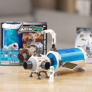 Игровой набор с фигуркой ASTROPOD &ndash; МИССИЯ &laquo;ПОСТРОЙ МОДУЛЬНУЮ КОСМИЧЕСКУЮ СТАНЦИЮ&raquo; (детали, фигурка) 80336 фото