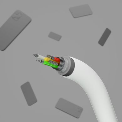 Belkin Кабель USB-A - USB-C силиконовый, с клипсой, 2м, белый CAB008BT2MWH фото
