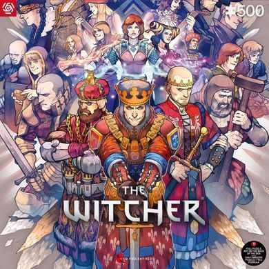 GoodLoot Пазл Gaming: The Witcher Northern Realms 500 ел. 5908305246756 фото