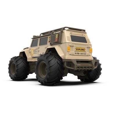 Автомобиль KS DRIVE на р/у &ndash; AMPHIBIOUS 4WD (1:14, 2.4 ГГц, аккум. 3,7 V, свет, звук) SL-8018ARH фото