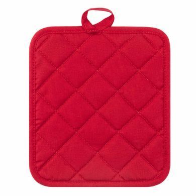 ARDESTO Potholder Christmas Gingerbread 18х20cm, 100% polyester (front), 100% cotton (back), red