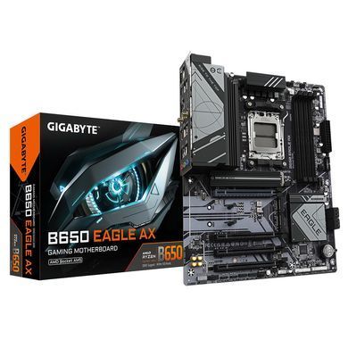Gigabyte Материнская плата B650 EAGLE AX sAM4 B650 4xDDR5 M.2 HDMI DP ATX B650_EAGLE_AX фото