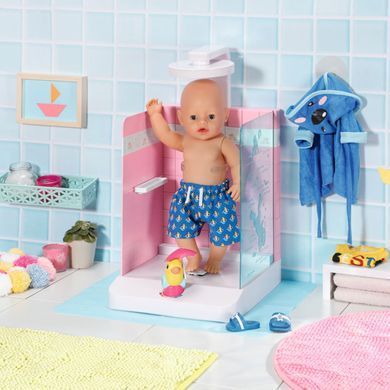 Автоматическая душевая кабинка для куклы BABY BORN - КУПАЕМСЯ С УТОЧКОЙ 830604 фото