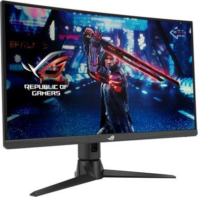 ASUS Монитор 27" ROG Strix XG27AQV 2xHDMI, DP, Audio, IPS, 2560x1440, 170Hz, 1ms, sRGB 120%, CURVED, AdaptiveSync, Pivot, HDR400 90LM08G0-B01A70 фото