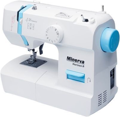 Minerva Швейная машина Horizon R, электромех., 71 Вт, 13 швейных операций, петля полуавтомат, белый HORIZONR фото