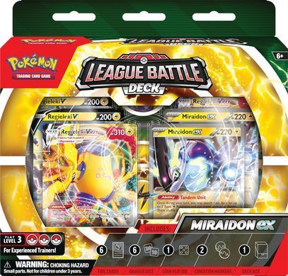Pokemon TCG Колекційна карткова гра Pokemon: Miraidon ex League Battle Deck 820650852732 фото