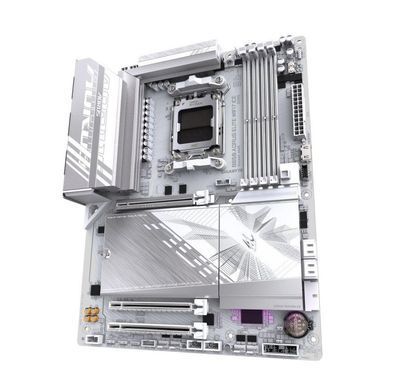 Gigabyte Материнская плата B850 A ELITE WF7 ICE sAM5 B850 4xDDR5 M.2 Wi-Fi BT DP Type-C ATX B850_A_ELITE_WF7_ICE фото