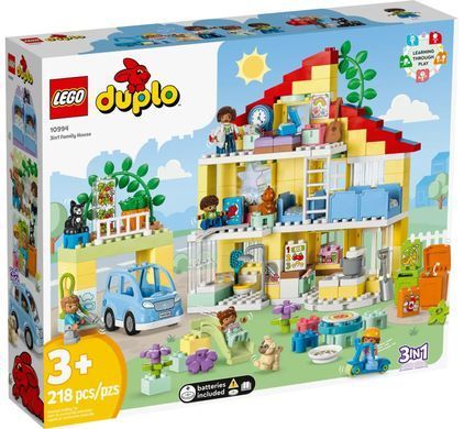 LEGO Конструктор DUPLO Town Семейный дом 3 в 1 10994 фото