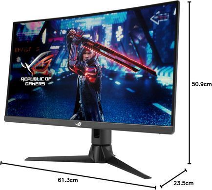 ASUS Монитор 27" ROG Strix XG27AQV 2xHDMI, DP, Audio, IPS, 2560x1440, 170Hz, 1ms, sRGB 120%, CURVED, AdaptiveSync, Pivot, HDR400 90LM08G0-B01A70 фото