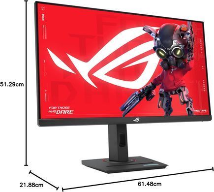 ASUS Монітор Asus 27" ROG Strix XG27ACMS HDMI, DP, USB-C, IPS, 2560x1440, 320Hz, 0.3ms, sRGB 130%, AdaptiveSync, Pivot, HDR400 90LM0BE0-B01171 фото
