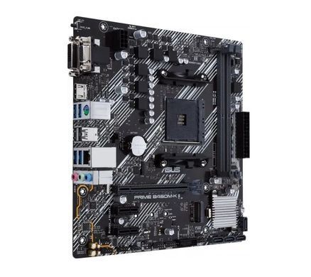 Материнcкая плата ASUS PRIME B450M-K II sAM4 B450 2xDDR4 HDMI DVI D-Sub mATX 90MB1600-M0EAY0 фото