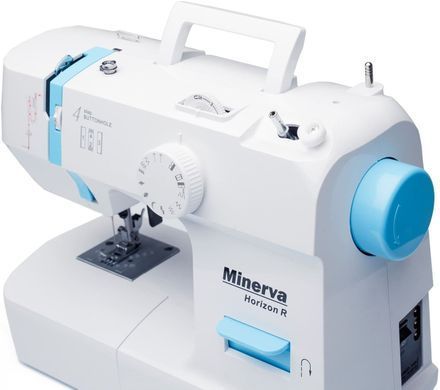 Minerva Швейная машина Horizon R, электромех., 71 Вт, 13 швейных операций, петля полуавтомат, белый HORIZONR фото