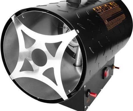 Теплова гармата газова Neo Tools, 30кВт, 1000м куб./г, 0.7бар, витрата палива 2.18кг/г, редуктор тиску, шланг 1.5м, п&rsquo;єзозапалювання 90-084 фото