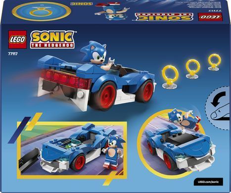 LEGO Конструктор LEGO Sonic Сонік: спідстер &laquo;Блискавка&raquo; 77117 фото