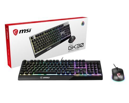 MSI Комплект клавиатура и мышь Vigor GK30 COMBO UA USB, EN/UKR/RU, RGB S11-04UA212-CLA фото