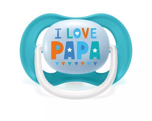 AVENT Пустышка ортодонтическая Ultra Air I loveдля мальчиков 6-18 мес 2шт SCF080/03 SCF080/03 фото