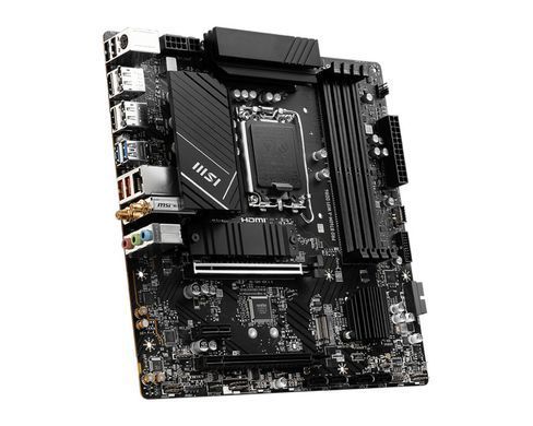 MSI Материнcька плата PRO B760M-A WIFI DDR4 s1700 B760 4xDDR4 M.2 HDMI DP WiFi BT mATX 911-7D99-055 фото