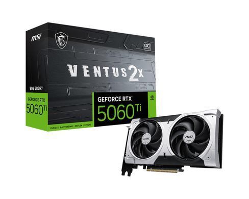 MSI Відеокарта GeForce RTX 5060 Ti 8GB GDDR7 VENTUS 2X OC PLUS 912-V536-001 фото