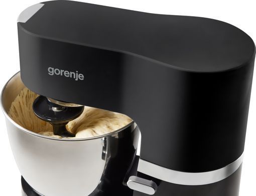 Gorenje Кухонна машина Gorenje 1500Вт, чаша-метал, корпус-пластік-7л, насадок-3, чорний MMC1500PS фото