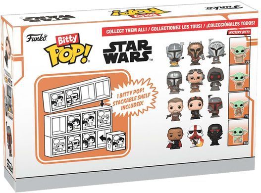 Funko Набор Funko POP (Bitty): Mandalorian 4PK - Marshal 75453 фото