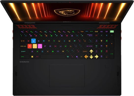 MSI Ноутбук MSI Raider 18 HX AI A2XWIG-251UA 18" UHD+, Intel U9-285HX, 64GB, F2TB, NVD5080-16, W11, чорний 9S7-182462-251 фото