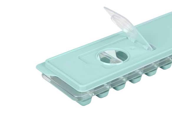 Форма для льда Ardesto Fresh Stick, с крышкой, голубой тифани, силикон, пластик AR1102TP фото