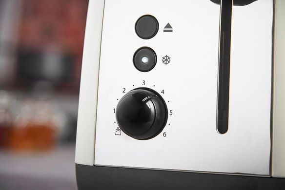 Russell Hobbs Тостер Colours Plus, 1600Вт, нержавейка, подогрев,разморозка, бежевый