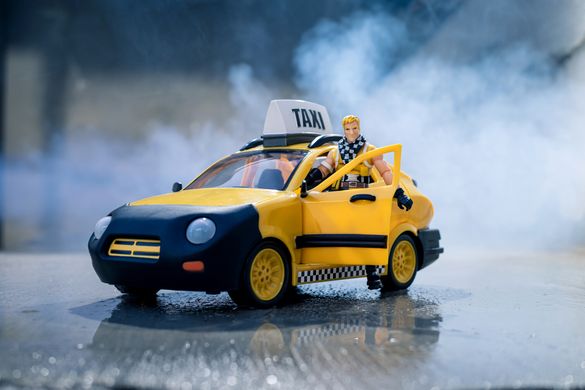 Игровой набор Fortnite Joy Ride Vehicle Taxi Cab, автомобиль и фигурка FNT0817 фото