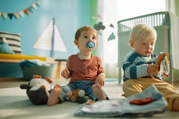 AVENT Пустышка ортодонтическая Ultra Air I loveдля мальчиков 6-18 мес 2шт SCF080/03 SCF080/03 фото