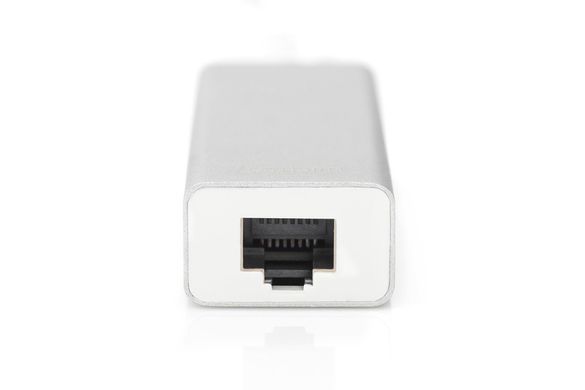 Digitus Концентратор USB-C - USB 3.0 3 Port Hub + Gigabit Ethernet DA-70255 фото