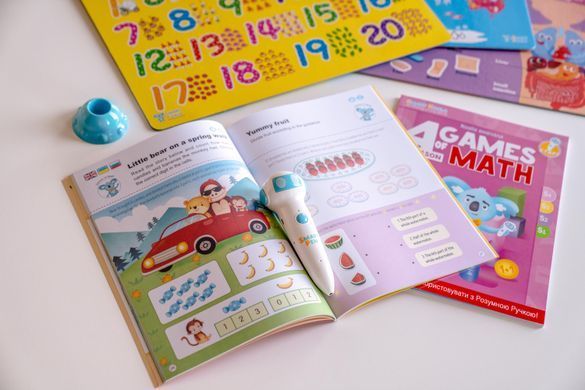 Набор интерактивных книг Smart Koala "Игры математики" (3,4 сезон) SKB34GM фото
