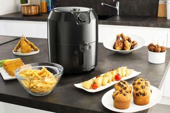 Tefal Мультипіч EasyFry Classic XL, 1500Вт, чаша-4.2л, механічне керув., пластик, чорний EY201815 фото