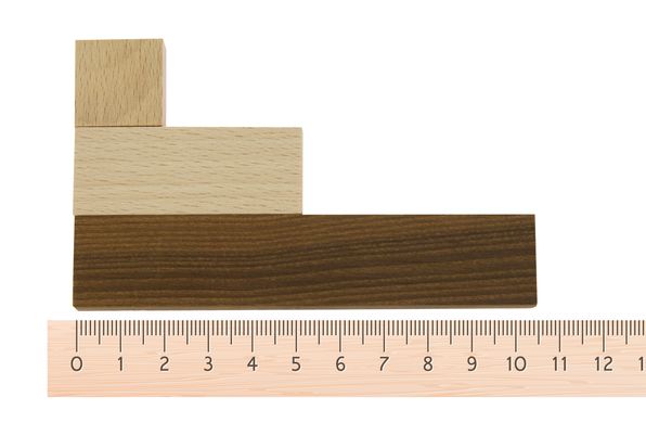 Конструктор деревянный goki Строительные блоки натуральный 58532 фото