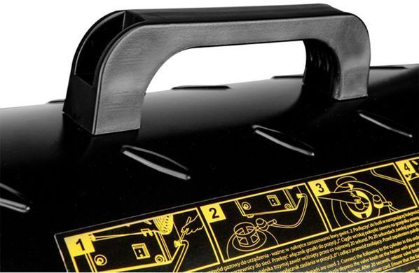 Теплова гармата газова Neo Tools, 30кВт, 1000м куб./г, 0.7бар, витрата палива 2.18кг/г, редуктор тиску, шланг 1.5м, п&rsquo;єзозапалювання 90-084 фото