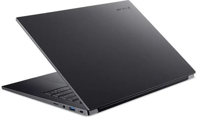 Acer Ноутбук Swift X 14 SFX14-61G 14.5" 2.8K OLED Touch, AMD R7-350, 16GB, F1TB, NVD5060-8, Win11, серый NX.JA8EU.003 фото