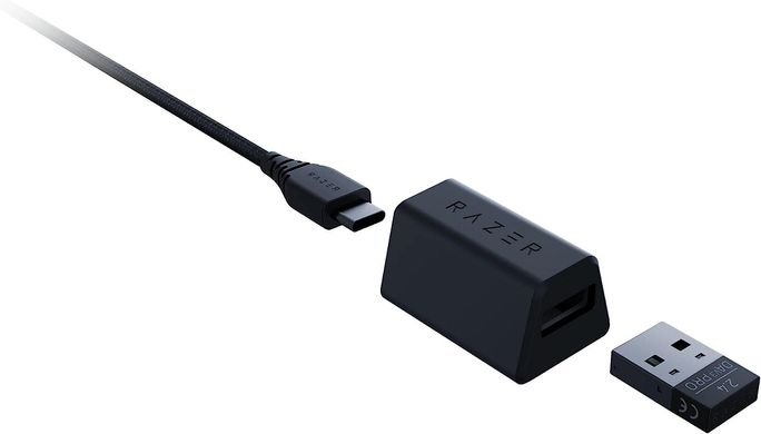 Razer Миша Deathadder V3 Pro, USB-A/WL/BT, чорний RZ01-04630100-R3G1 фото