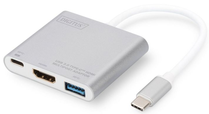 Адаптер Digitus USB Type-C Multi Adapter 4K 30Hz HDMI, USB 3.0, USB-C DA-70838-1 фото