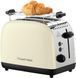 Russell Hobbs Тостер Colours Plus, 1600Вт, нержавейка, подогрев,разморозка, бежевый