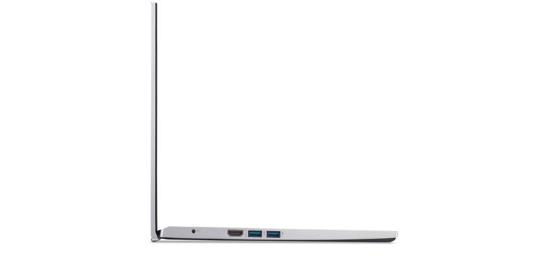 Acer Ноутбук Aspire 3 A315-59 15.6" FHD IPS, Intel i3-1215U, 8GB, F512GB, UMA, Lin, сріблястий NX.K6SEU.00N фото